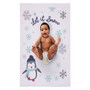Penguin "Let It Snow" Photo Op Baby Blanket