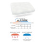 Gusseted Hi-Cool Memory Foam Pillow, Oversized