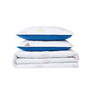 Triangle Embroidered 2 Piece Quilt Set, Twin
