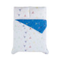 Triangle Embroidered 2 Piece Quilt Set, Twin