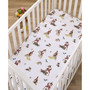 Vintage-Like Bambi Fitted Mini Crib Sheet