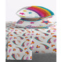 4 Piece Rainbow Sparkle Sheet Set, Full