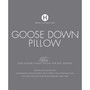 European White Goose Down Firm Density Standard/Queen Pillow, Created for Macy's