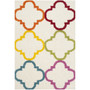 Shag Kids Ivory and Multi 4' x 6' Area Rug