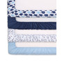 Nautical Crib Sheets Set, 4 Piece