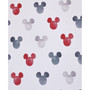 Mickey Mouse Red Watercolor Mini Crib Sheet