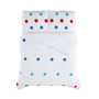 Fuzzy Dot 2 Piece Comforter Set, Twin