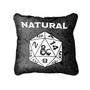 Natural 20 Pillow Cover, 15" x 15"