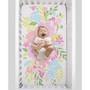 Floral Burst Flower 1 Photo Op Fitted Crib Sheet