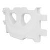 Trafix 1500 Lite Water Filled Barriers - White left