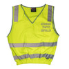 Hi-Vis Reflective Day Night Traffic Controller Vest 3XL Lime  New South Wales Authorised