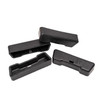 Post End Cap for Rolled Edge Guide Posts Black
