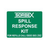 Sobex Spill Response Kit Emergency Sign Poly 450x300mm