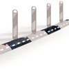 Black Traffic Separator Centre Module - Flexible