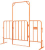 Crowd Control Barrier Gate Orange