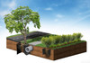Root Barrier HDPE 1x1200mm 30m