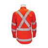 Long Sleeve Day Night Drill Shirt Cotton 3XL Orange