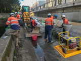 Aftek panel grout fills the void in Alexandria’s sandstone canal