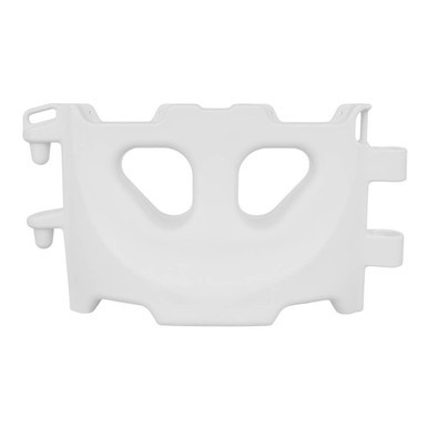Trafix 1500 Lite Water Filled Barriers - White front