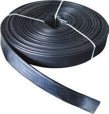 Custom Length Layflat Hose Rubber 6 ID 150mm ID Black