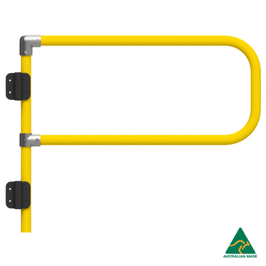 Self Closing Safety Gate - 1200mm - Yellow