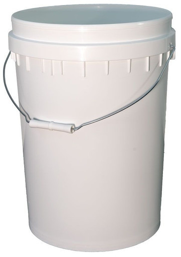 Plastic bucket with handle, plastic pail