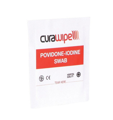 Povidone Iodine Swabs 100 Pack