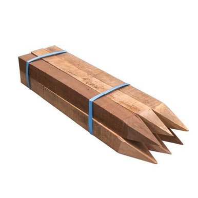 Unpainted Hardwood Dumpy Peg 50 x 50 x 600mm