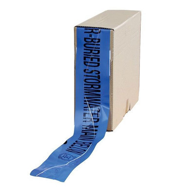 Mains Marker Tape Detectable Blue (Stormwater Main)