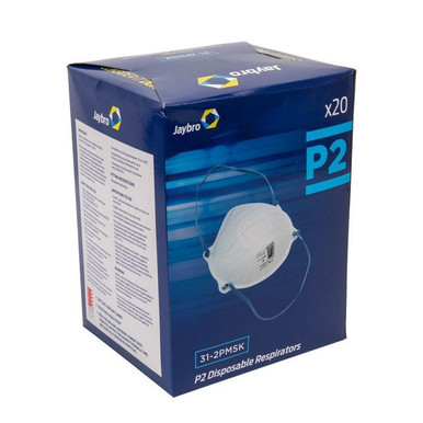 Disposable P2 respirator without valve