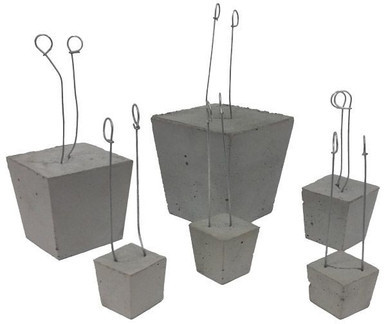 Cast Concrete Spacers Square with wire