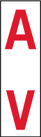 Pole Marker Av Metal Reflective 5 Pack 250x75mm