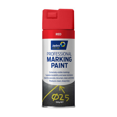 Jaybro Professional Spot Paint 350g Red front view
