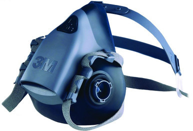 3M 7501 Half Face Mask Respirator, Small