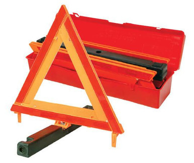Breakdown Reflective Triangle With Weighted Base - Red