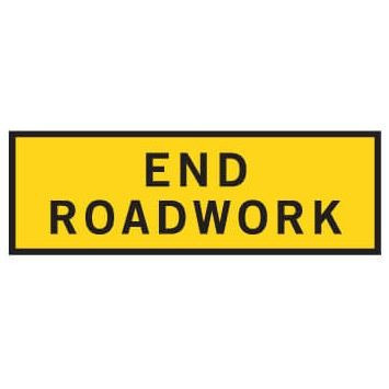 End Roadwork 2400x900mm
