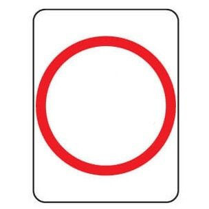 Speed Limit Sign 450x600mm