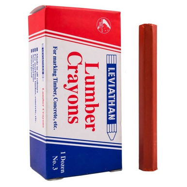 Leviathan Lumber Crayons D2 No. 3 Red