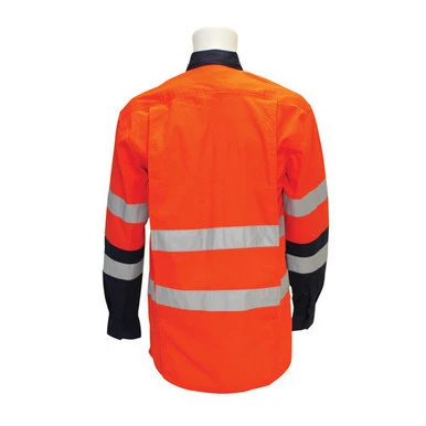 Arc Rated Shirt Taped 6XL Orange Navy