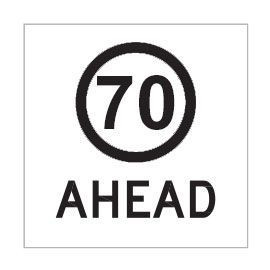 70 Ahead Class 1 / Corflute 600 x 600mm