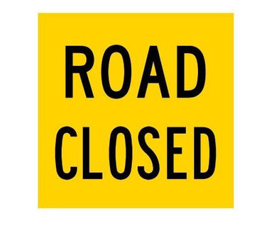Road Closed Multi Message Sign Western Australia