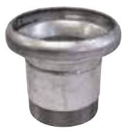 6" (150mm) Galvanised Female Bauer To Male BSP