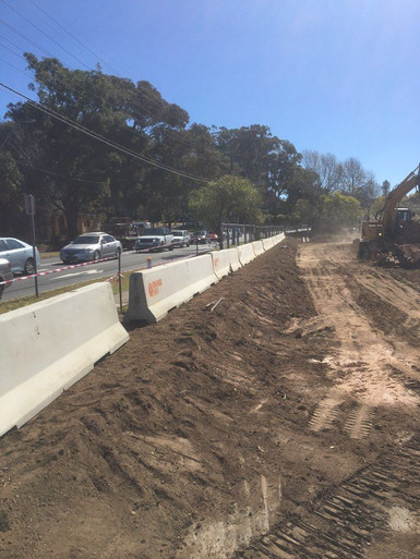 Concrete Barrier Upright Anti Gawk Panel