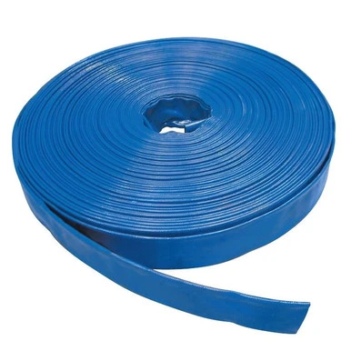 Custom Length Layflat Hose PVC ID 4 100mm Blue