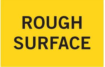Rough Surface Non Repeater Sign Reflective 3mm