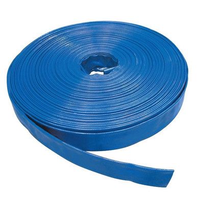 Custom Length Layflat Hose PVC ID 2.5 65mm Blue