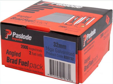 Angled Brad Fuel Pack 16 Gauge Brads 2000x32mm