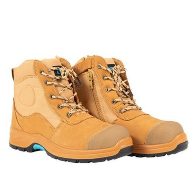 Zipper Work Boot Size 8