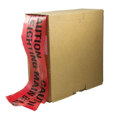 Mains Marker Tape - Detectable: Red (FIRE FIGHTING MAIN)