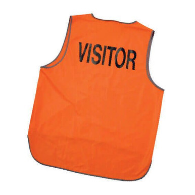 Hi Vis Visitor Day Vest 2XL Orange